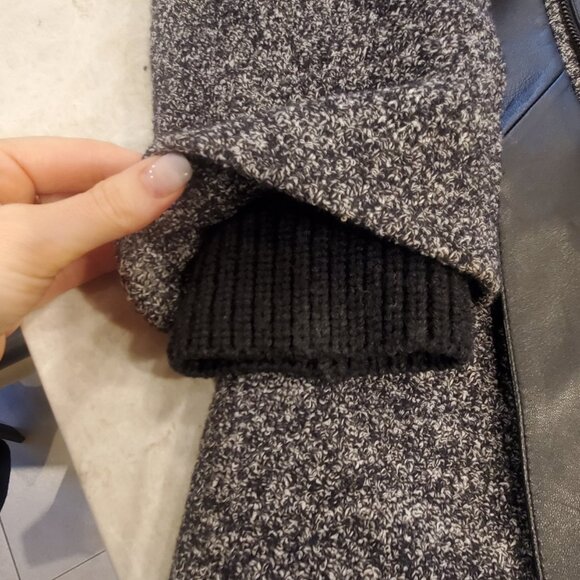 Vince Wool Winter Coat Grey Black EUC - Picture 4 of 7